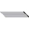 Ekena Millwork 3 1/4"H x 3 1/8"P x 4 5/8"F x 94 1/2"L, (1 7/8" Repeat) Pearl Crown Moulding MLD03X03X05PE - alternate 1
